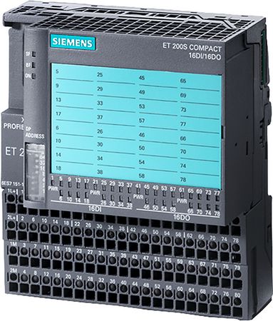 ET200S Interface Module IM 151-1 Compact, 12 DI, 12 TO, 6ES7151-1CA00-3BL0, Siemens