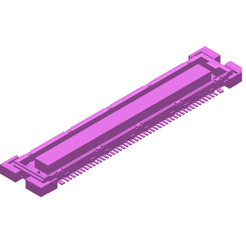 Conn Board to Board F 92 POS 0.5mm Solder ST SMD Tray