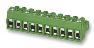 PHOENIX CONTACT PT 1,5/5-PVH-5.0 Pluggable Terminal Block, 5 mm, 5 Ways, 26 AWG, 14 AWG, 1.5 mm, Screw