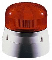 LED Flashguard Xenon Series Beacon, Red, Flashing, Surface Mount, 230 V ac