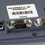 White, Polyolefin Label, 150/Roll, Four Port Identifier.