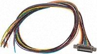Cable Assembly M22759/11 0.457m 26AWG Micro D-Subminiature 15 POS PIN