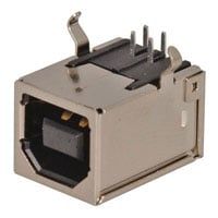 Connector USB Type B Receptacle .Single Right Angle Thru Hol