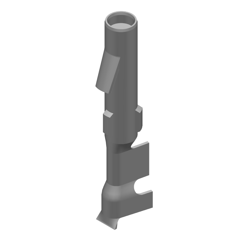 Female Crimp Contact, 15A, 250V, 18-24AWG, Tin Plated Brass