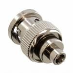 RF Adapter BNC Male to MCX Female, 50 Ohm, Straight, Nickel/Gold