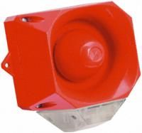 Asserta Midi Sounder Beacon, 112dB, Clear LED, 230 V ac