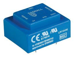 DAGNALL ELECTRONICS         D3504.             Isolation Transformer, 500 mVA, 2 x 6V, 40 mA