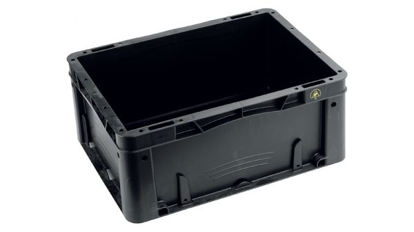 ESD transport and storage container 300 x 400 x 175 mm, 63.4317.060.992, WEZ