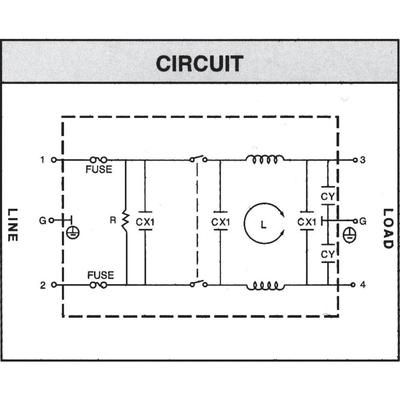 Yunpen Power input module YQ01A1 125 V/AC (50/60 Hz) 1 A