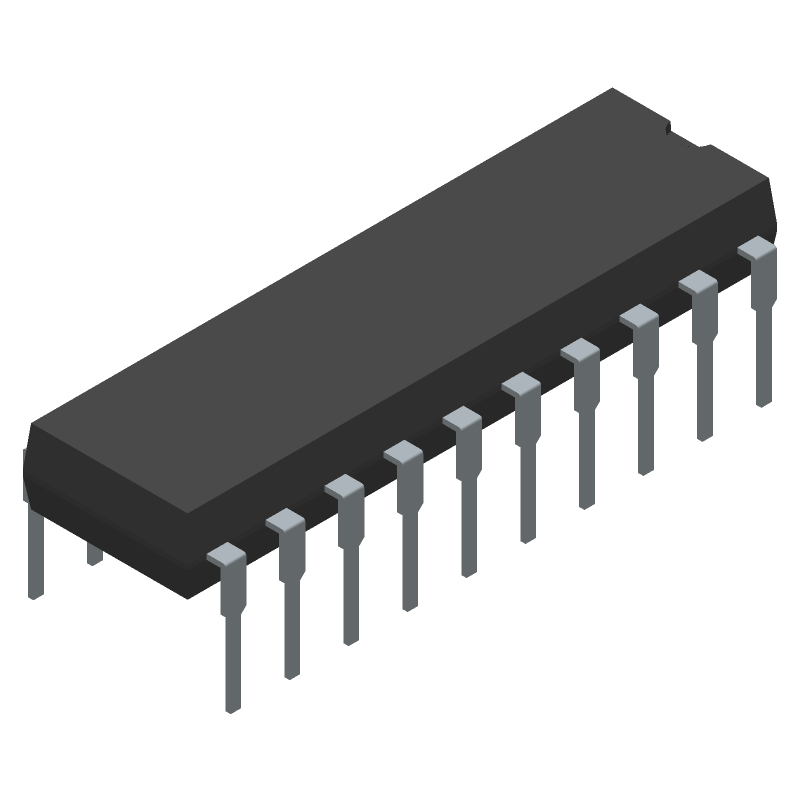 Stepper Motor Driver IC, 2 Outputs, DIP, Parallel Interface