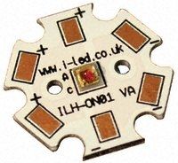 ILS ILH-ON01-RDOR-SC201, OSLON1 PowerStar LED Star, 1 Red-Orange LED