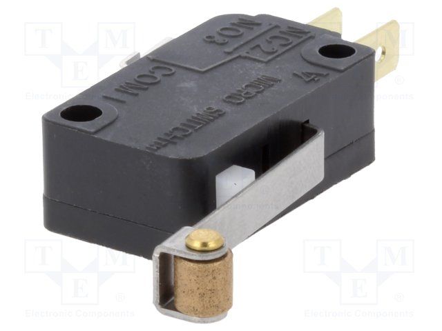 SPDT Roller Lever Switch 11A 277VAC 250VDC Quick Connect