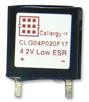 CELLERGY         CLG05P030F17             Supercapacitor, 30000 F, 5.5 V, +80%, -20%, SMD