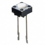 Tactile Switch, SPST-NO, 20mA, 15VDC, Through Hole
