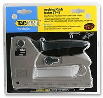 CABLE TACKER; For Use With:Low Voltage Telephone & Alarm Cables; Staple Type:Cable; Staple Cable Size:4.5mm; Capacity:4.5mm dia cable; Material:Die-cast zinc moulding; Model Name / Number:CT45