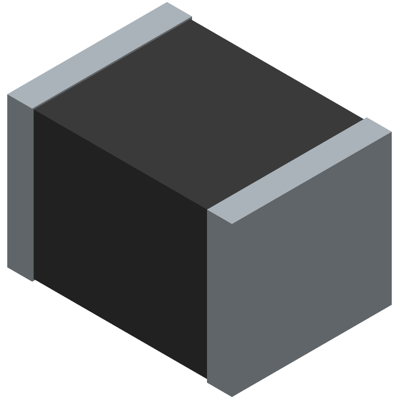 GDT 2-Electrode 150VDC 2kA 0.5pF SMD