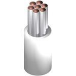 Equipment Wire 1Conductors 16AWG 1.36mm Copper White 250VAC