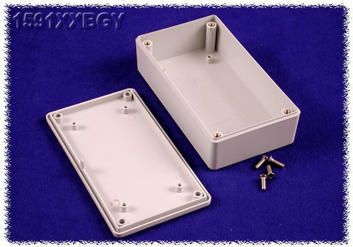 BOX ABS GRAY 4.48L X 2.49W