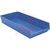 Storage Bin;  Polypropylene;  Blue;  23-5/8 in. L X 11-1/8 in. W X 4 in. H