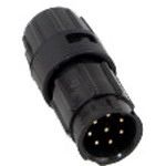 Conn Field Installable PIN 8 POS Crimp ST Cable Mount 8 Terminal 1 Port Bulk