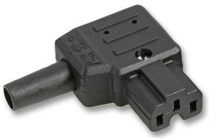 APSA         1148/SW             PLUG, IEC, 10A, RIGHT ANGLE, BLACK