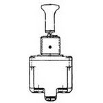 Switch Toggle ON OFF ON 4PDT Locking Lever Screw 20A 277VAC 250VDC 745.7VA Panel Mount with Threads