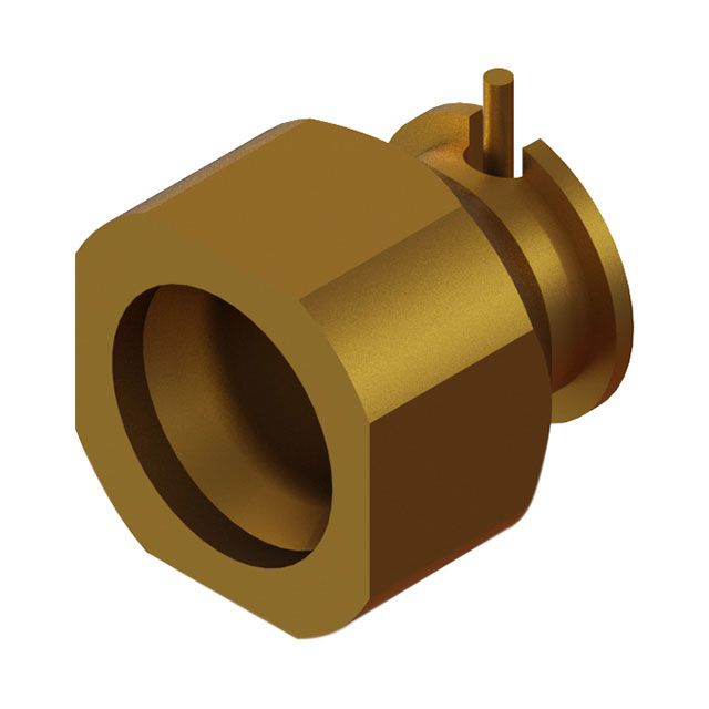 SMPM RF Plug, Right Angle, 50 Ohm, 20GHz, Gold