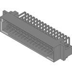 Conn DIN 41612 HDR 48 POS 2.54mm RA Tray