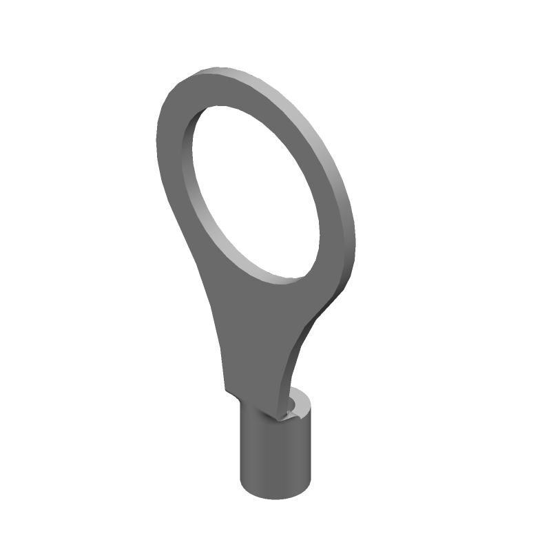 Female Crimp Terminal, Copper/Tin, 16-22AWG, Straight