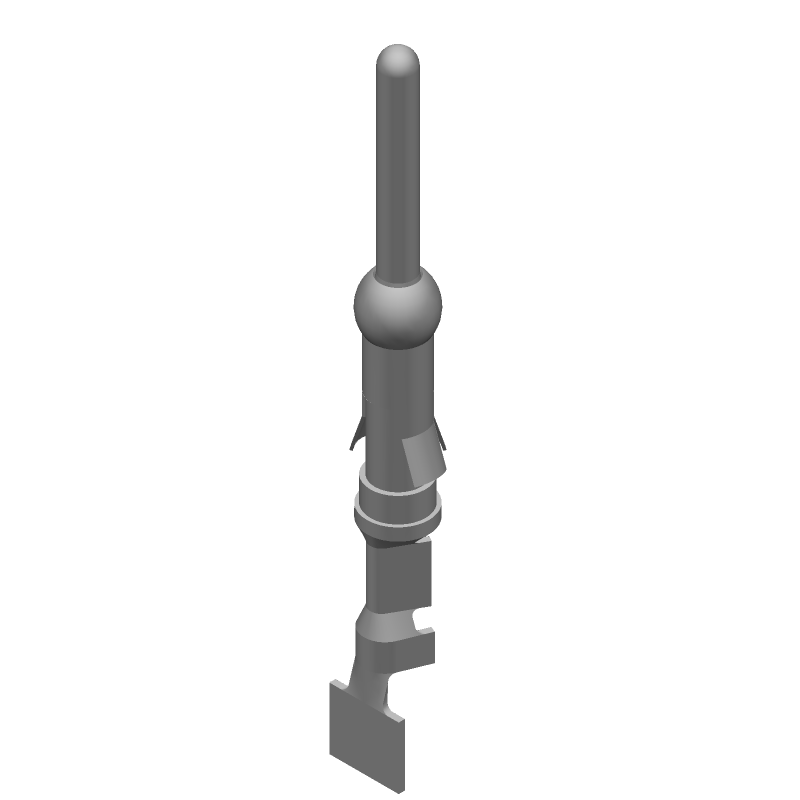 Signal Contact PIN, Male, Crimp, 20-24AWG, 13A, 250V