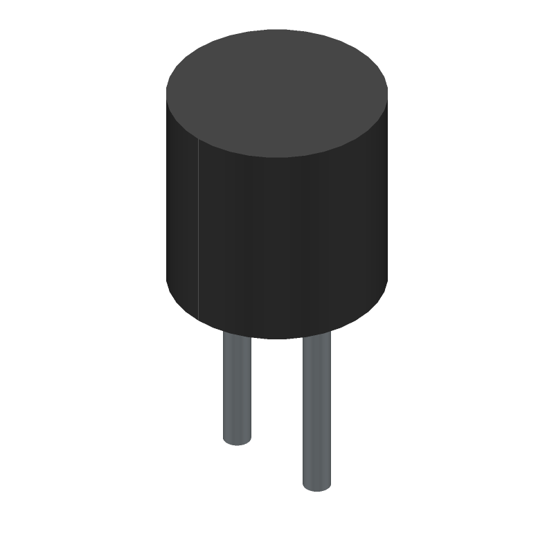 Light to Current Ambient Light Sensor Analog 2.8V/3.3V/5V 2-Pin T-1 3/4 Bag