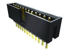 40-Contact Elevated Shrouded Header, HDR, 2.54mm Pitch, Through Hole Mount