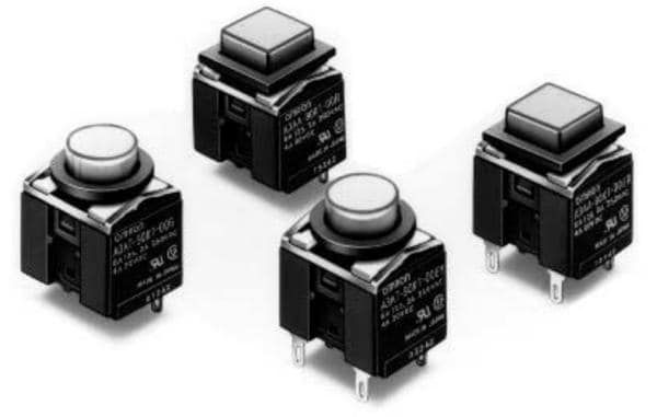 Switch Push Button N.O. SPST Square Button 6A 250VAC 30VDC Momentary Contact Solder Panel Mount