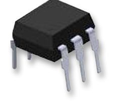 EVERLIGHT         4N26             Transistor Output Optocoupler, 1 Channel, 5 kV, 20 %, 60 mA, DIP, 6 Pins