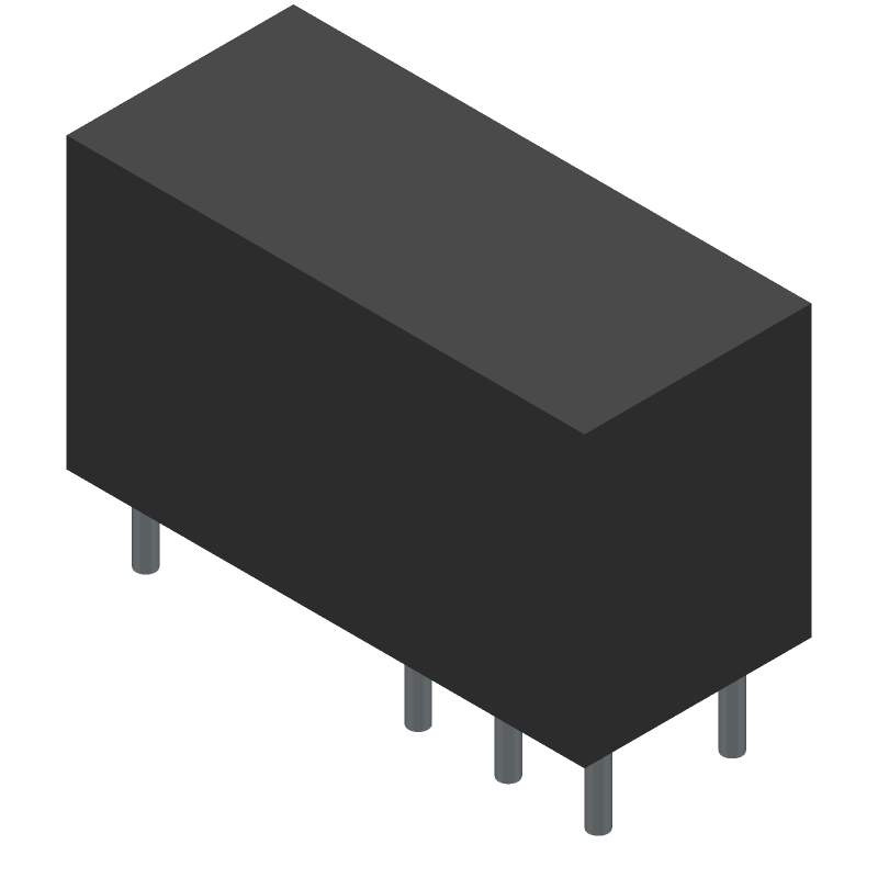 DPDT Power Relay 230VAC 8A SOLDER THT