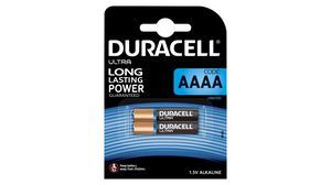 Primary battery 1.5 V LR61/AAAA 2 ST, ULTRA AAAA, Duracell