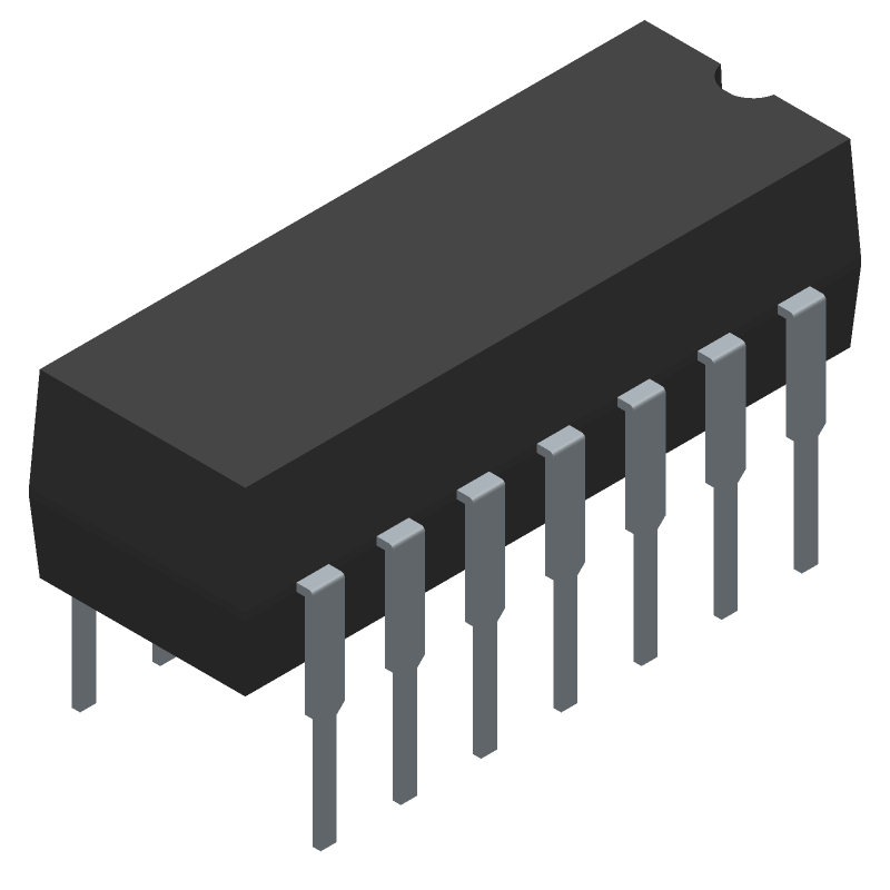 Reed Relay SPDT 5VDC Coil 250mA Contact Through Hole