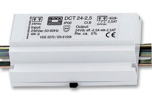 BLOCK   DCT12-1   Linear Power Supply, Encapsulated, Fixed, 230 V, 400 V, 12 W, 12 V, 1 A