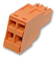 WEIDMULLER BLZF 3.5/5 Pluggable Terminal Block, 5 Ways, 300 V, 10 A, 3.5 mm, 22 AWG, 14 AWG