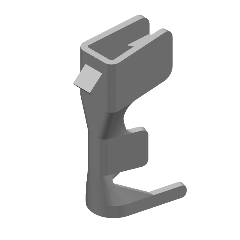 Female Signal Connector, Tin Plated Bronze, 2A, 600V, Crimp