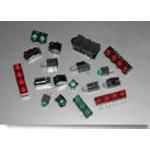 Single Color LED Array, Green, T-1 3/4, 5mm,