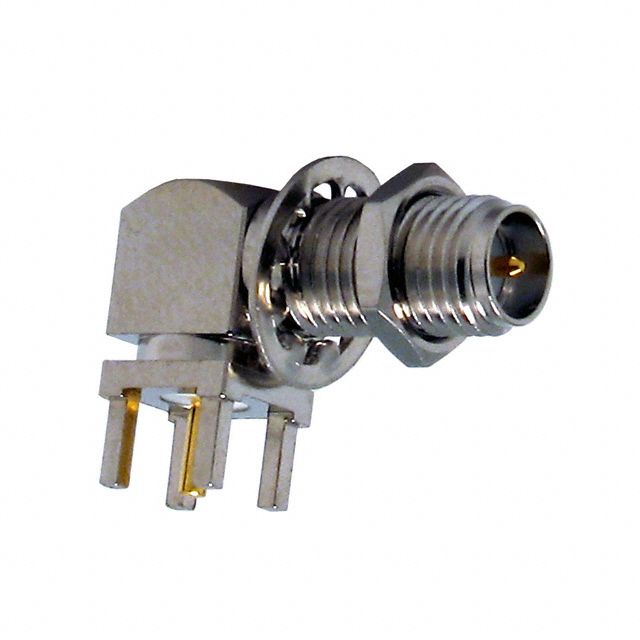 RP-SMA Right Angle Connector, 18GHz, 50 Ohm, Gold Contact