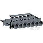 Conn Power PL 2 POS ST Cable Mount 6 Terminal 1 Port