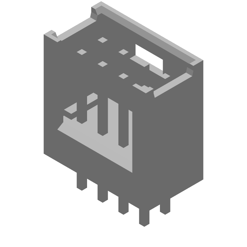 8 Pos 2.54mm Straight Thru-Hole Header, Male Pin, Gold Contact