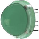Single Color LED, Super Bright Green, Diffused Green, 20mm, ROHS COMPLIANT PACKAGE-12