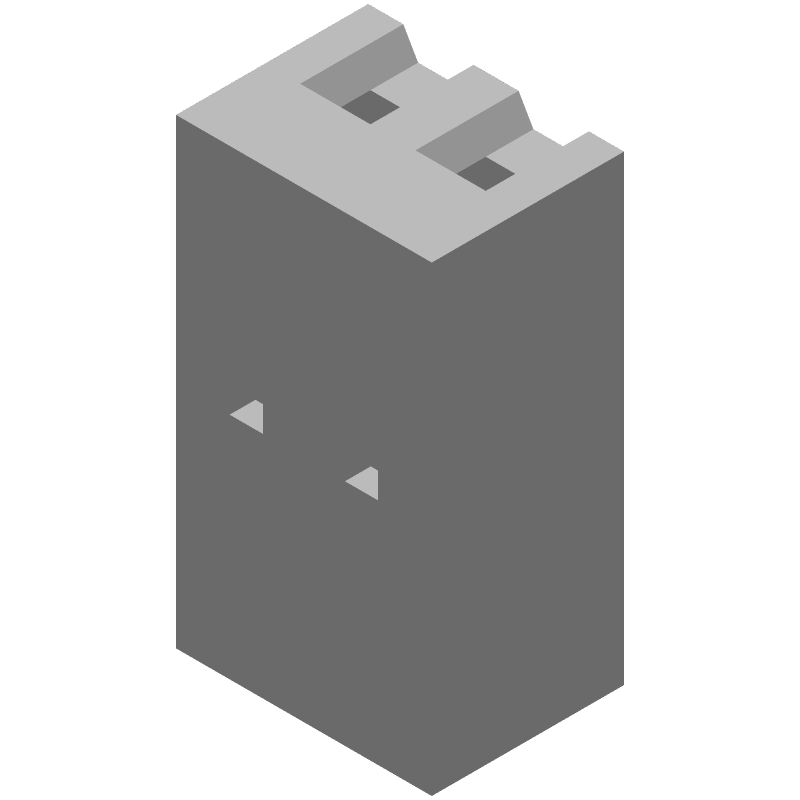 Board Connector, 2 Contact(s), 1 Row(s), Female, Straight, 0.156 inch Pitch, Crimp Terminal, Locking, Natural Insulator, Plug,