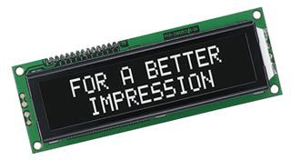 EVERBOUQUET         MC1602D-SYL             Alphanumeric LCD, 16 x 2, Black on Yellow / Green, 5V, Parallel, English, Japanese, Transflective