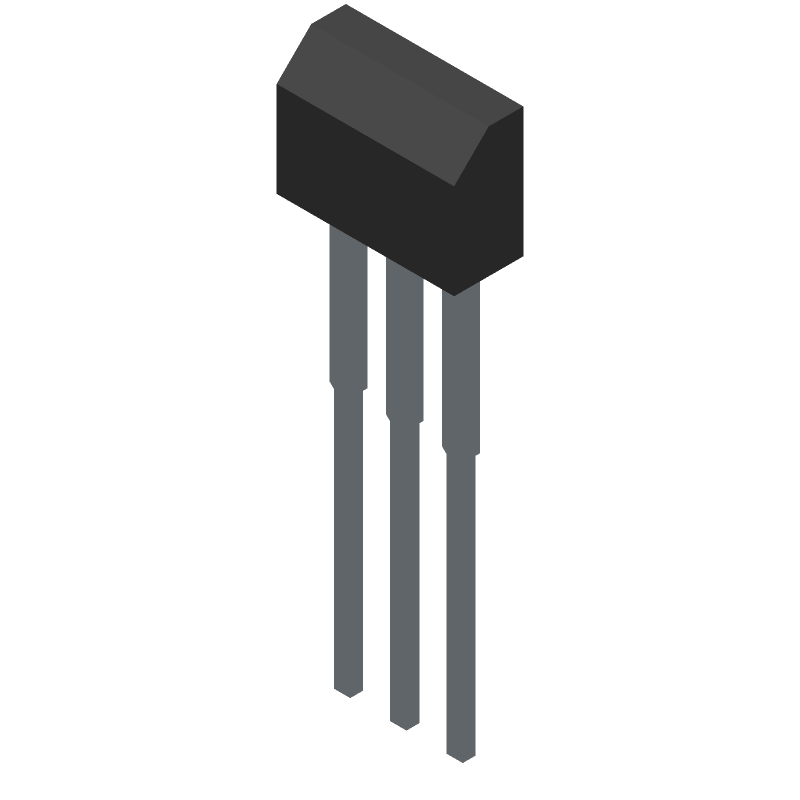 Hall Effect IC, 30V, 20mA, TO-92, Through Hole