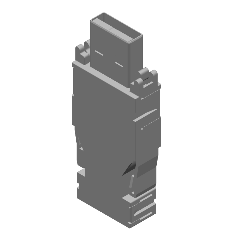 Conn USB Type A PL 4 POS Solder ST Cable Mount 4 Terminal 1 Port Box