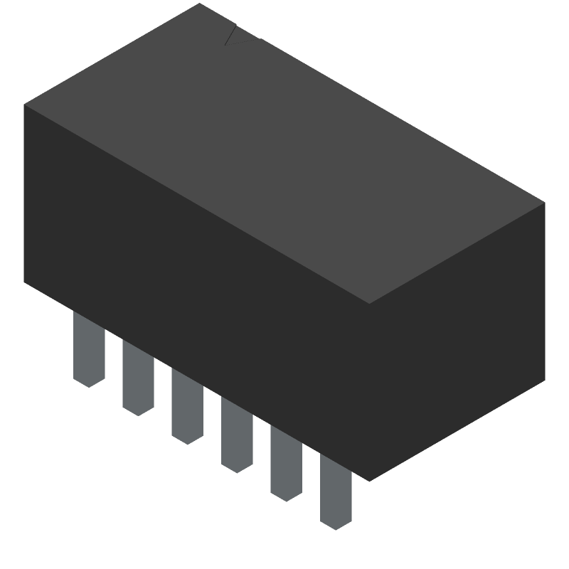 6 Pos 2.5mm Pitch Shrouded Header, Solder RA Thru-Hole